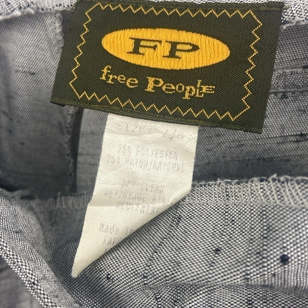 Vintage Free People Women’s Gray Straight Leg Size 7/8 Pants - Picture 7 of 7